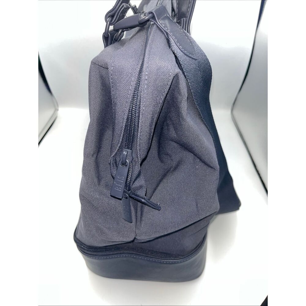 Beis Weekender Blue Duffle Bag Travel With Bottom Compartment - Picture 2 of 12
